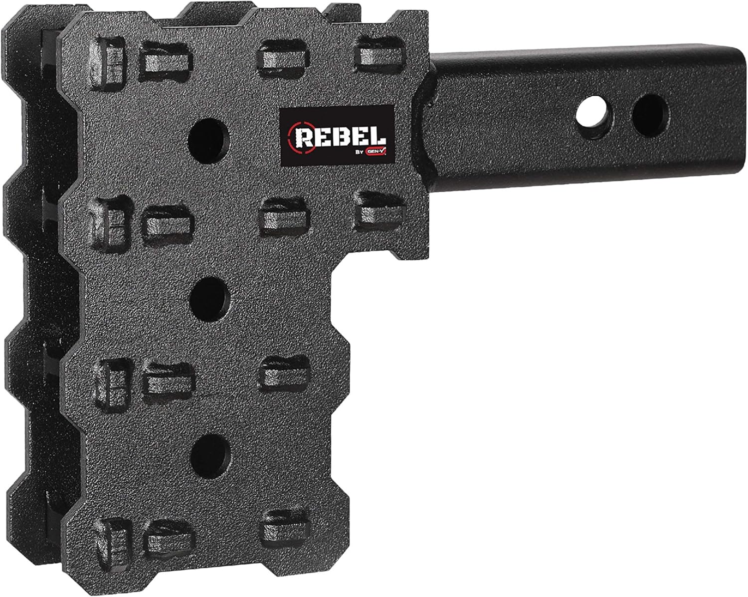 Tactical Series 2" Hollow Shank 3 Position 4.5" Drop 7k Plate Hitch Only W3481
