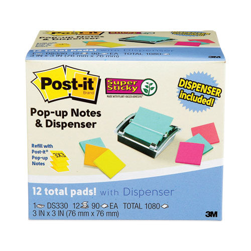 Pop-up Dispenser Value Pack, Black/Clear, 10 Packs H33247