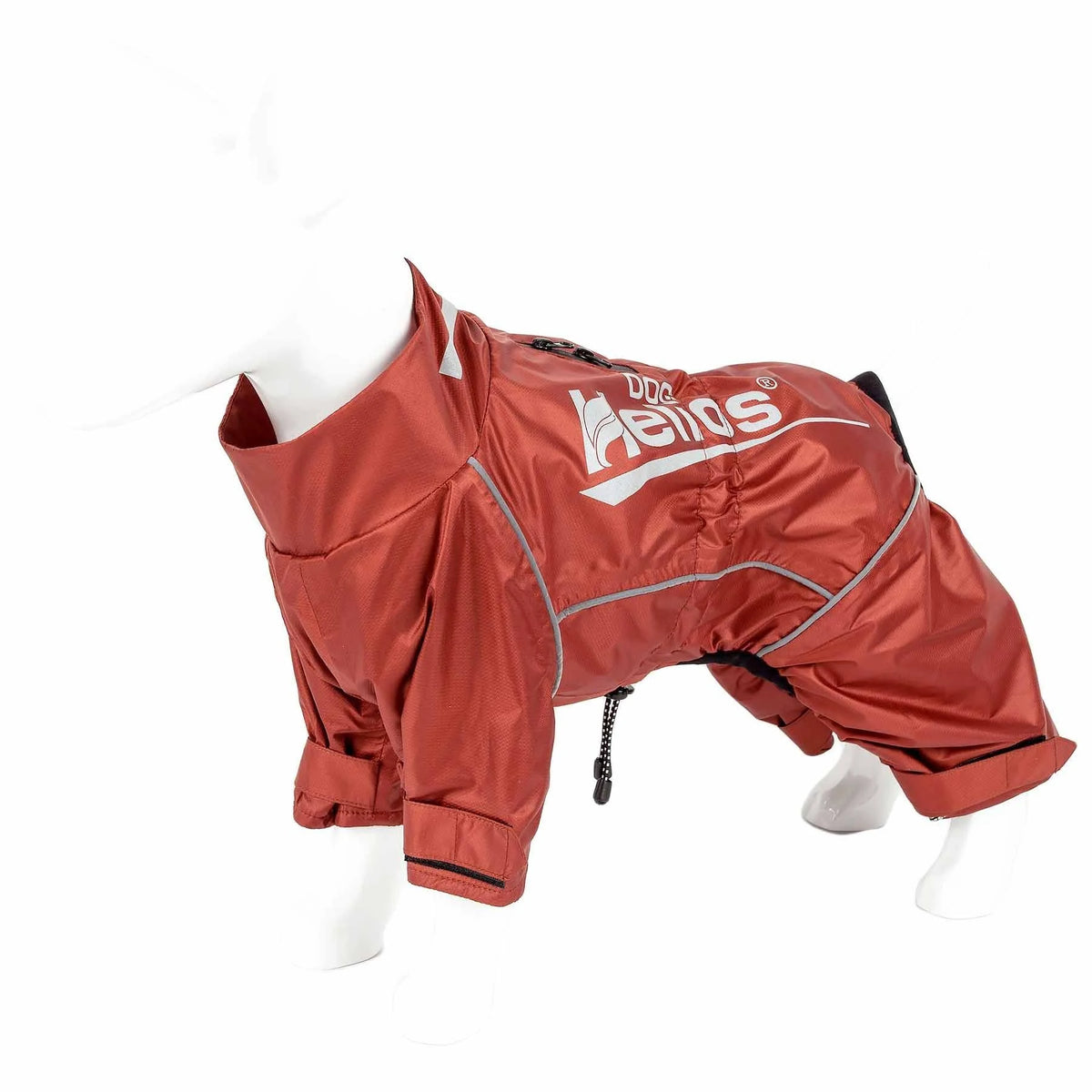 Red Waterproof Reflective Full Body Dog Coat Jacket S680400