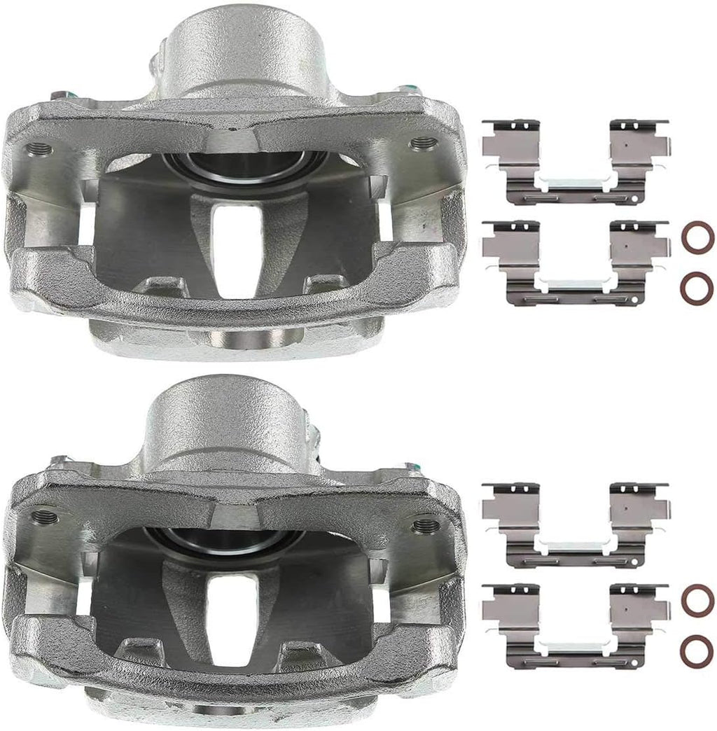 Disc Brake Caliper Assembly with Bracket for Toyota Camry 2002-2006 Front Right Passenger Side Pack of 2 E647891
