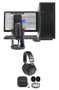 Studio USB Podcast Microphone with Headphones Q171
