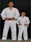 White Single Weave Judo Gi L5846