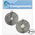 2-Pack 8 inch 6 Turns & 6 inch 5 Turns Surface Burner Elements T2076