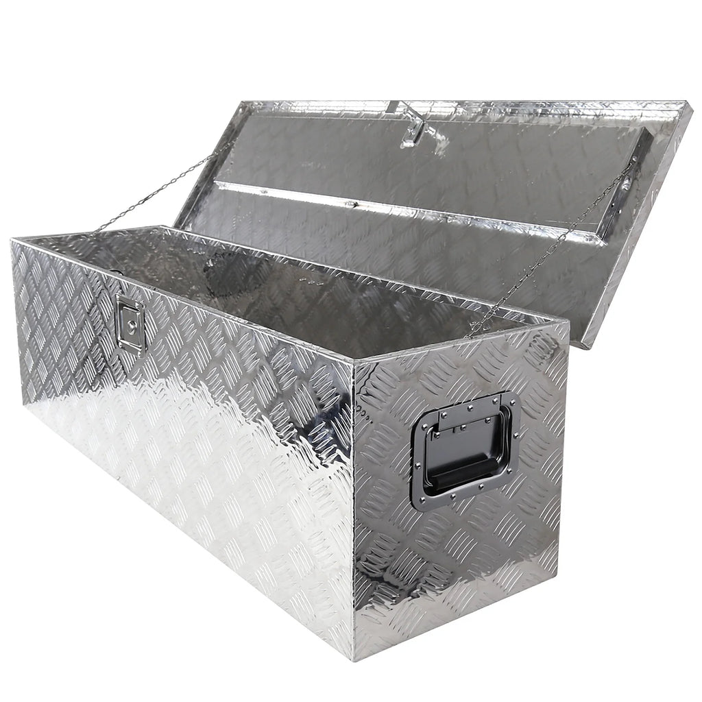 44" Heavy Duty Aluminum Tool Box Truck Pickup Trailer Underbody Storage B494202