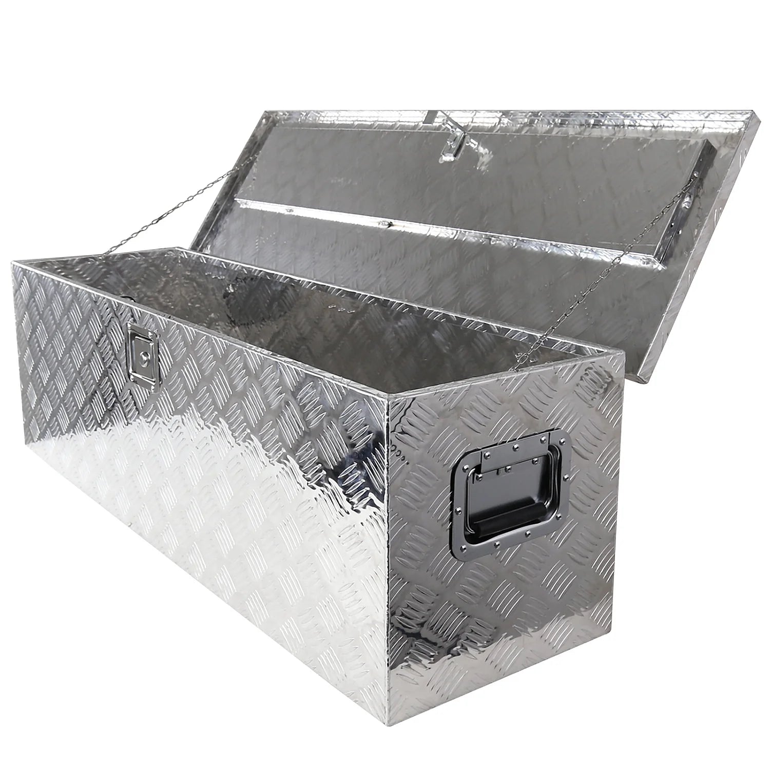 44" Heavy Duty Aluminum Tool Box Truck Pickup Trailer Underbody Storage B494202