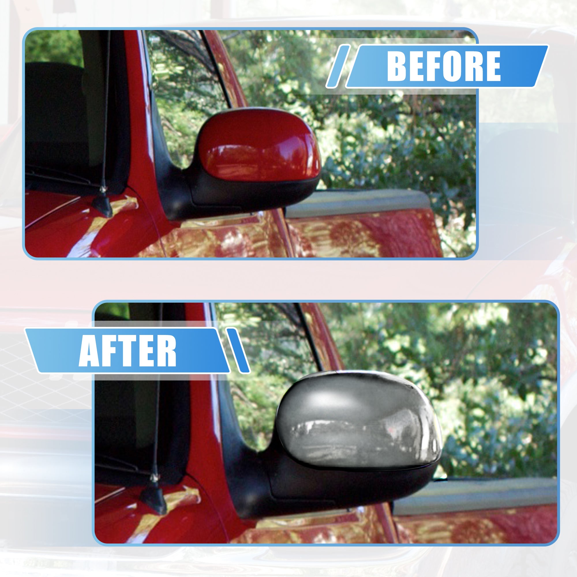 Pair Chrome Plated Power Mirror Cover Cap for Lincoln Navigator 1998-2002 for Ford F-150 1997-2003 P455