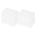 10-Pack Cotton-Poly Fitted Cot Sheet in White T9466