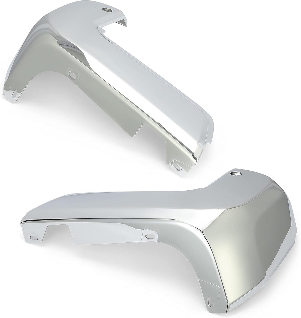 Chrome Rear Bumper End Cap with Sensor Hole Pair for Toyota Tacoma B65529