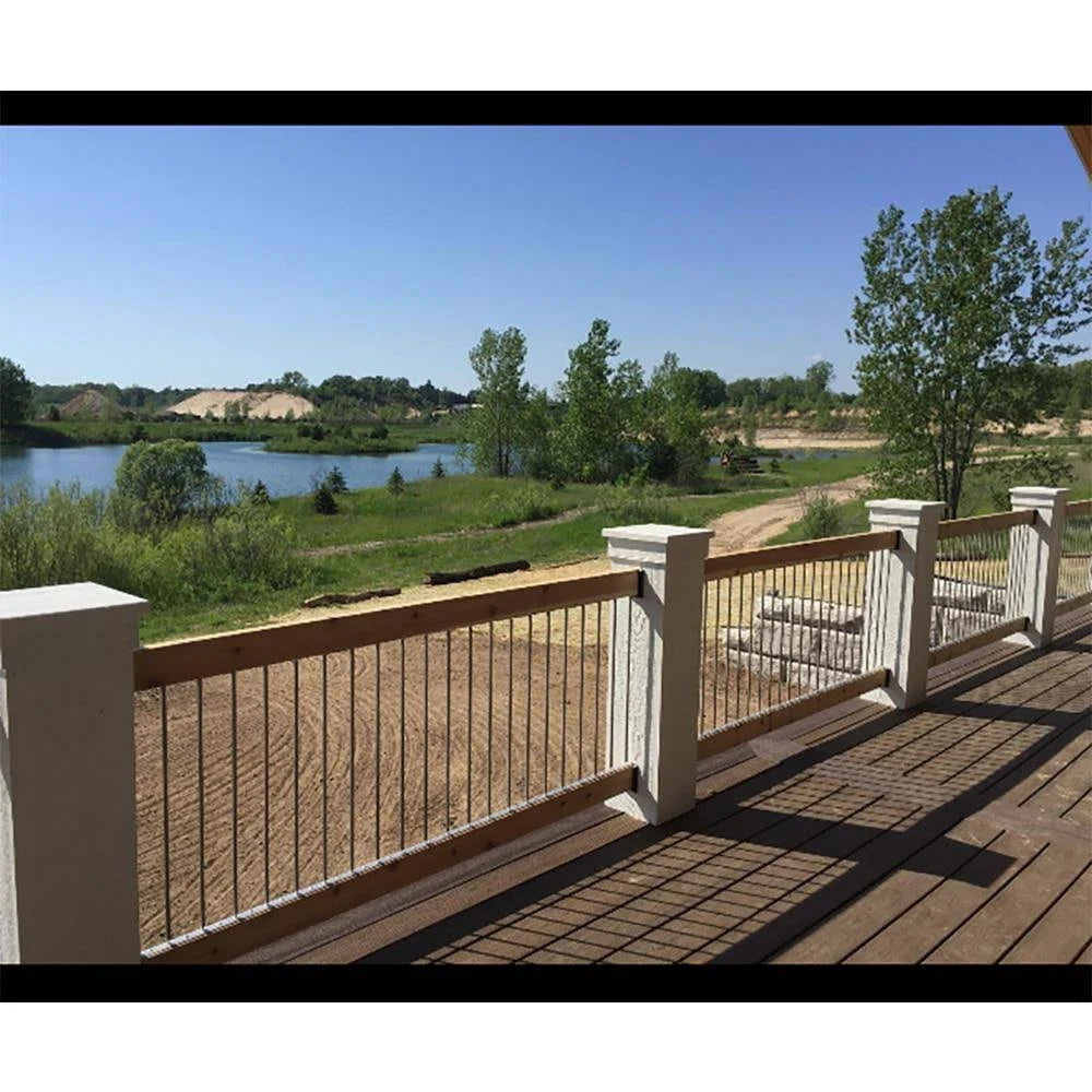 42 in. H x 72 in. W Stainless Steel Tube In-Fill Kit for Deck Railings Z514971