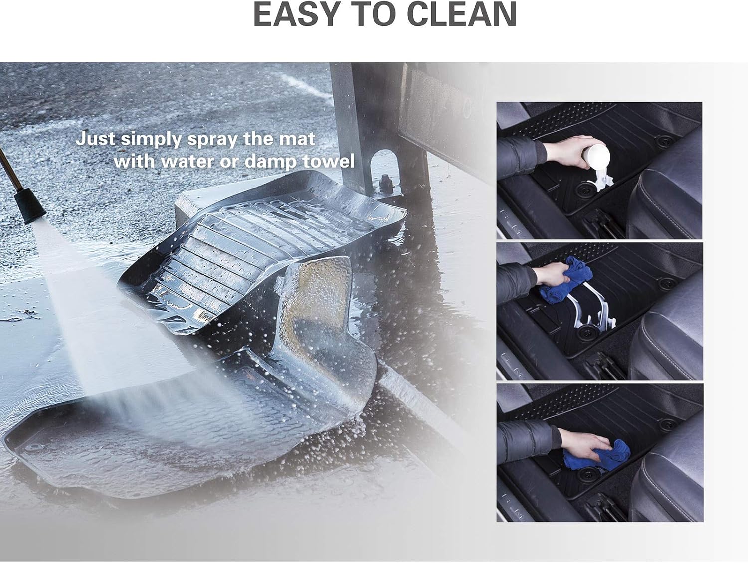 Custom Fit Car Floor Mat Front & Rear 2 Row Full Liner S203519