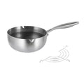 Japanese Tempura Fryer Pan Deep Fryer Pot with Oil Draining Rack Nonstick H461591