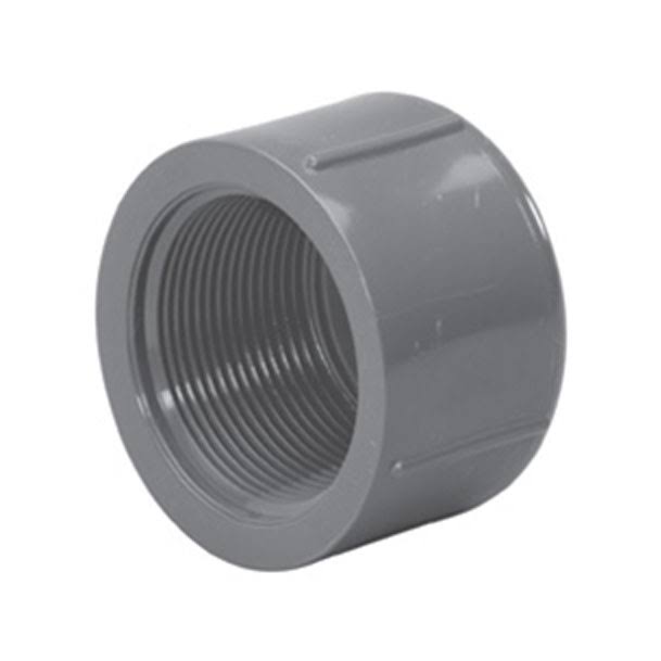 Schedule 80 PVC Cap, Gray Z49161