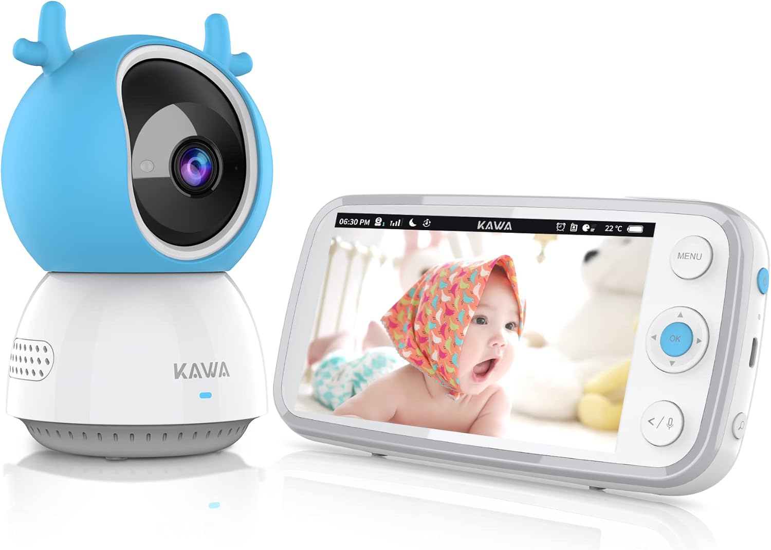 5 720P HD Video Baby Monitor with Night Vision and 2-Way Audio Q560