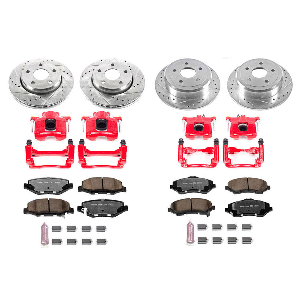 Front & Rear Z36 Truck and Tow Brake Kit with Calipers I3760