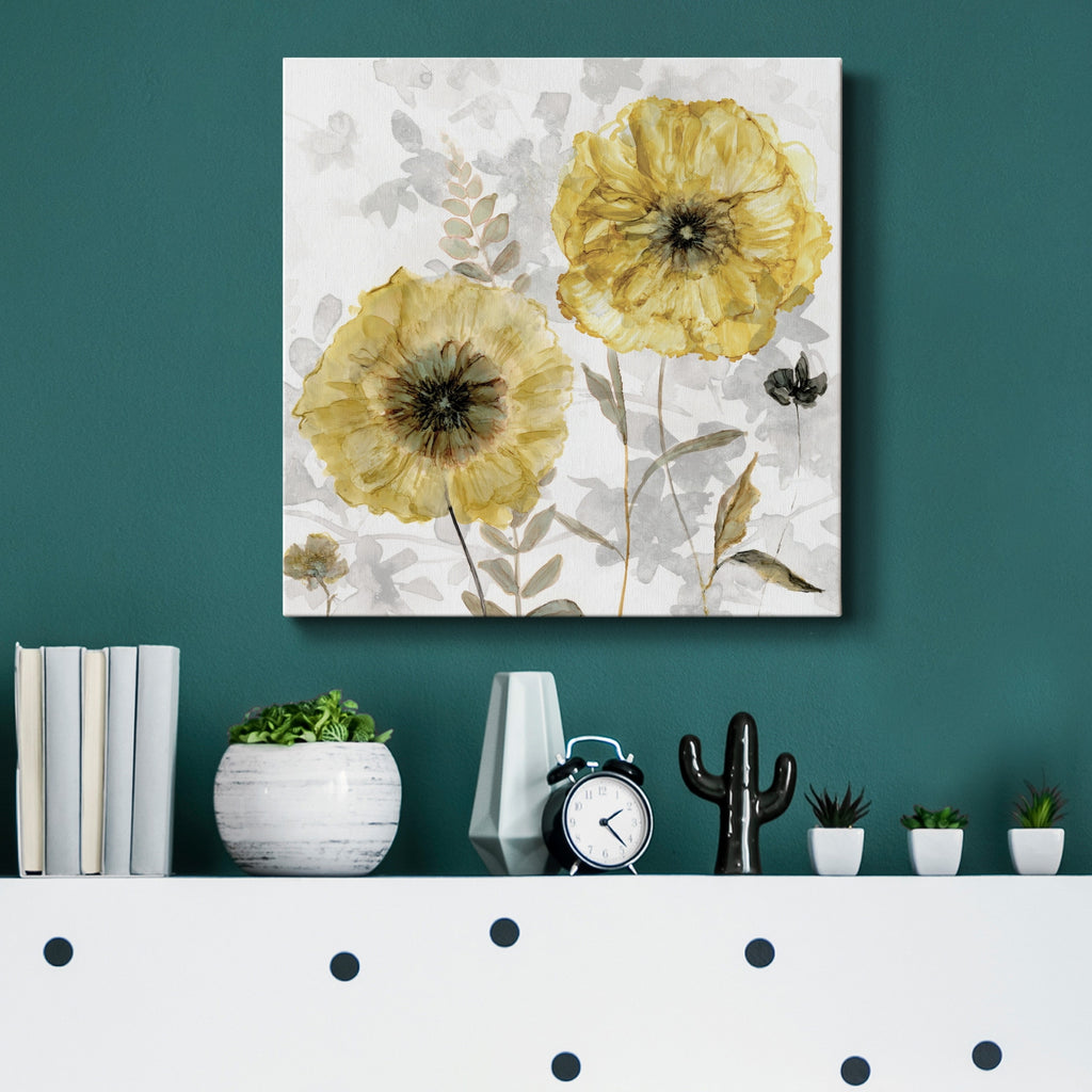 Transparent Gold Gallery Wrapped Canvas 10X10 F78417