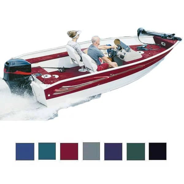 Navy Blue V-Hull Fishing Boat Cover L283285