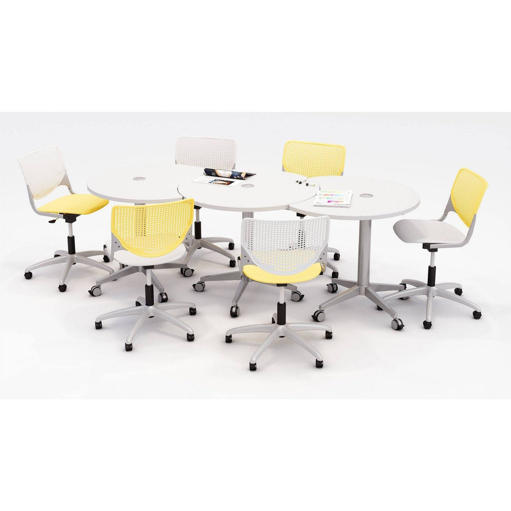 Navy White Poly Task Chair N6226