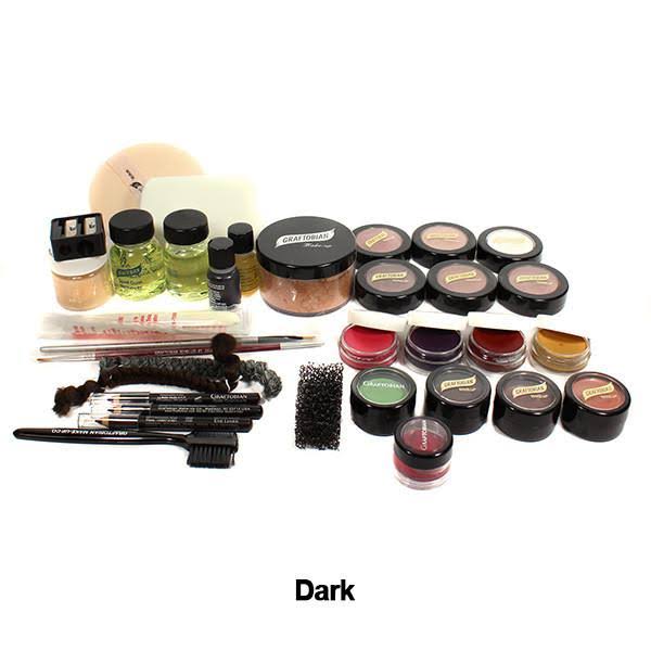 Deluxe Student Theatrical Makeup Kit Dark/Ebony R312