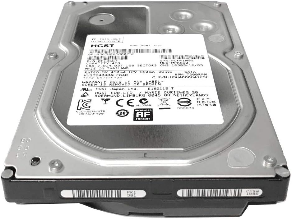 4TB 7200RPM SATA 6.0Gb/s 3.5 inches Internal Enterprise Hard Drive M87343