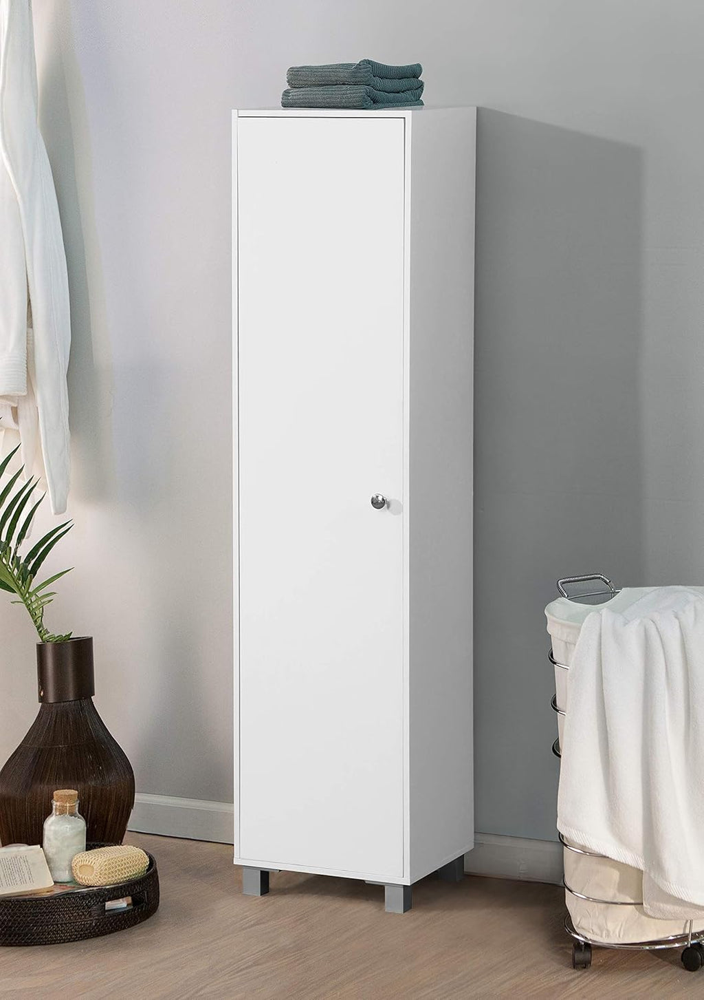 White Kitchen Storage Cabinet E61500