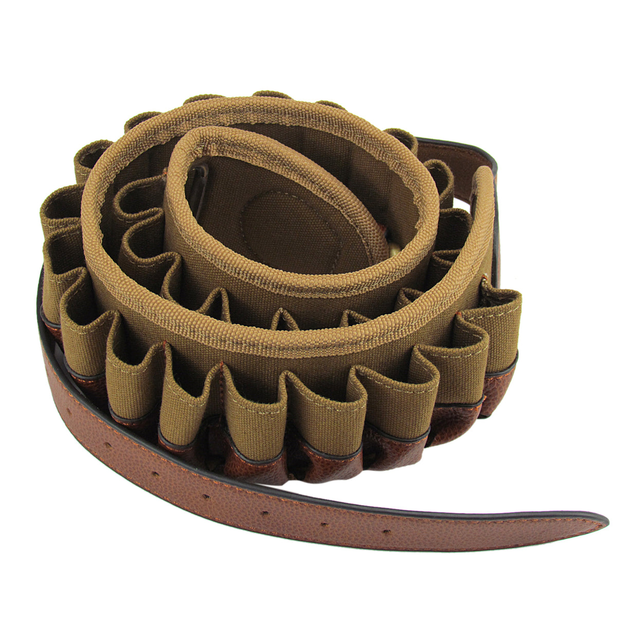 Brown Canvas Shot Shell Ammo Holder H932