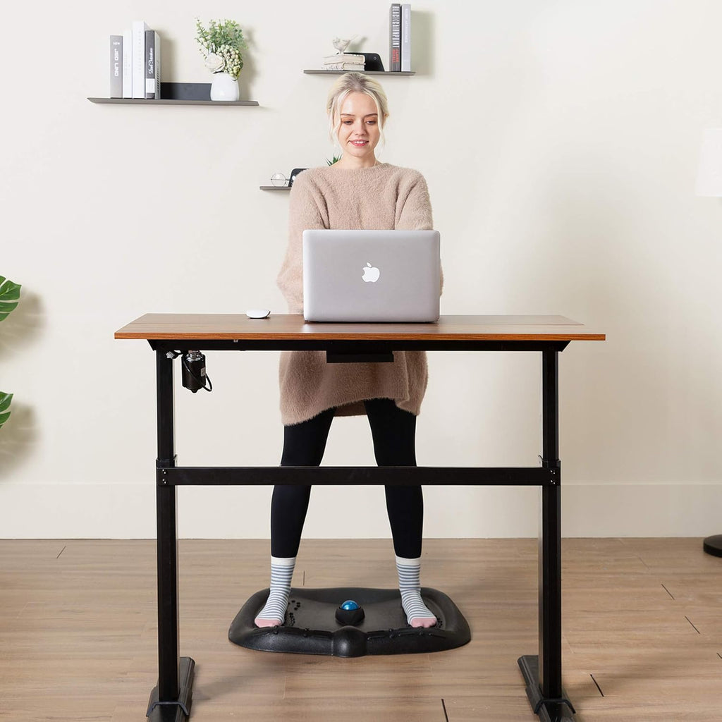 Anti-Fatigue Standing Desk Mat with Foot Massage Ball, Pack of 2 J539
