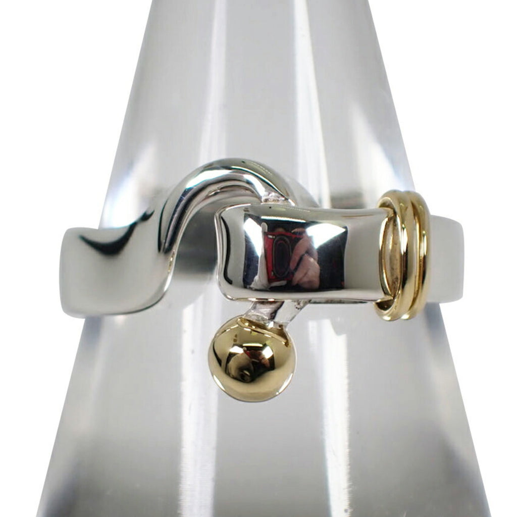 925 750 Hook & Eye Combination Ring Size 12.5 Y871711