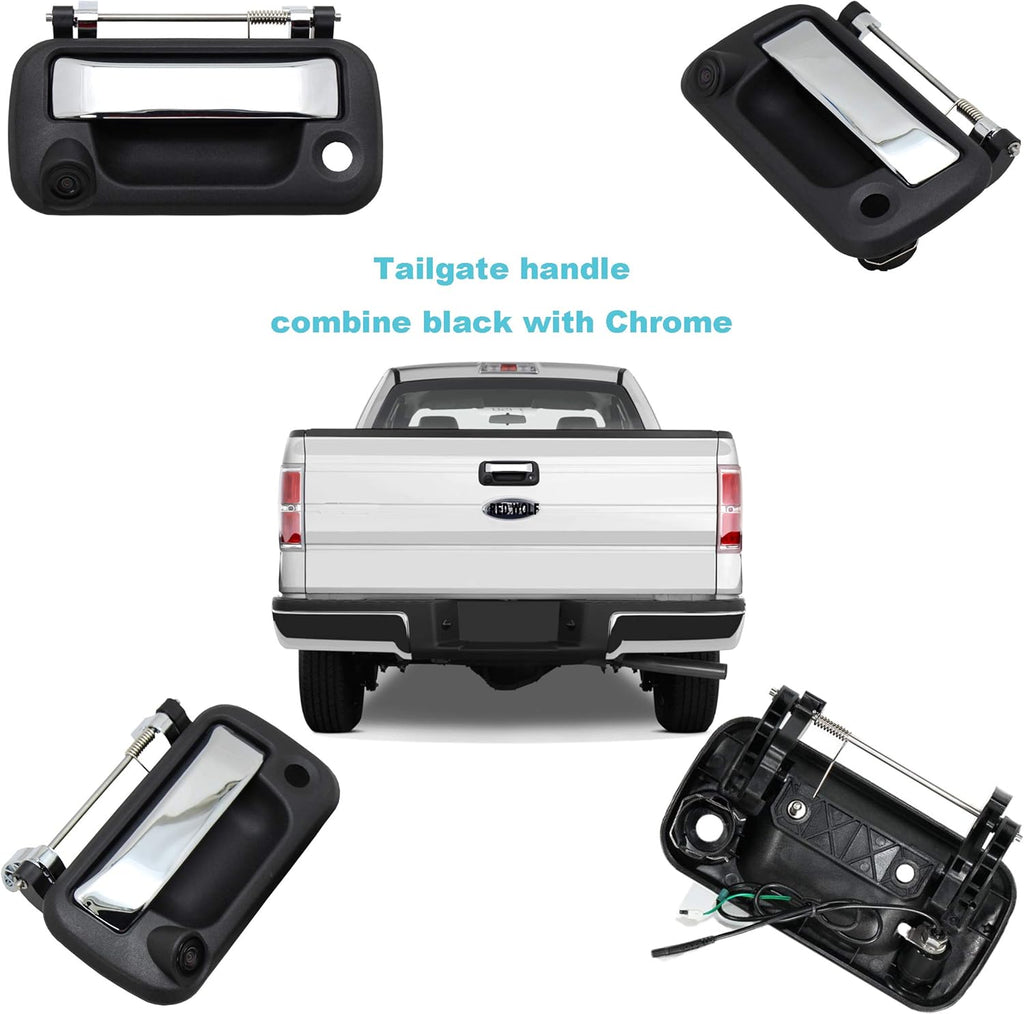 Chrome Tailgate Handle Backup Camera for Ford F150 F250 F350 F450 M32495