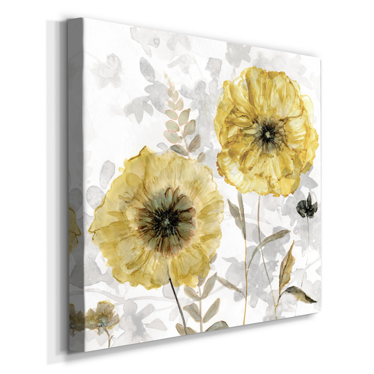 Transparent Gold Gallery Wrapped Canvas 10X10 F78417
