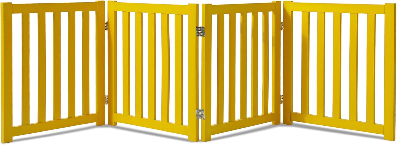 Oak Wood Foldable Pet Gate O7125
