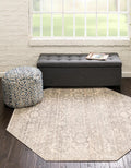 Octagon Gray Medium Rug G52739