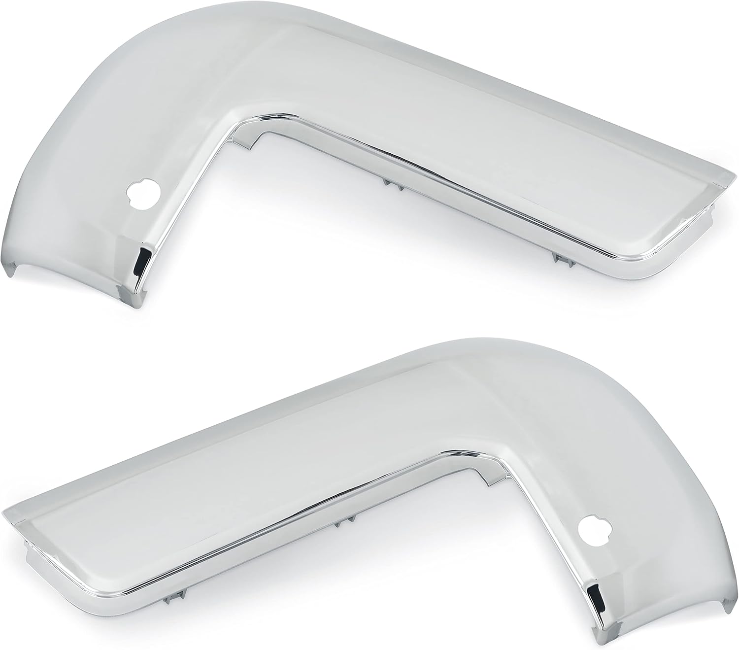 Chrome Rear Bumper End Cap with Sensor Hole Pair for Toyota Tacoma B65529