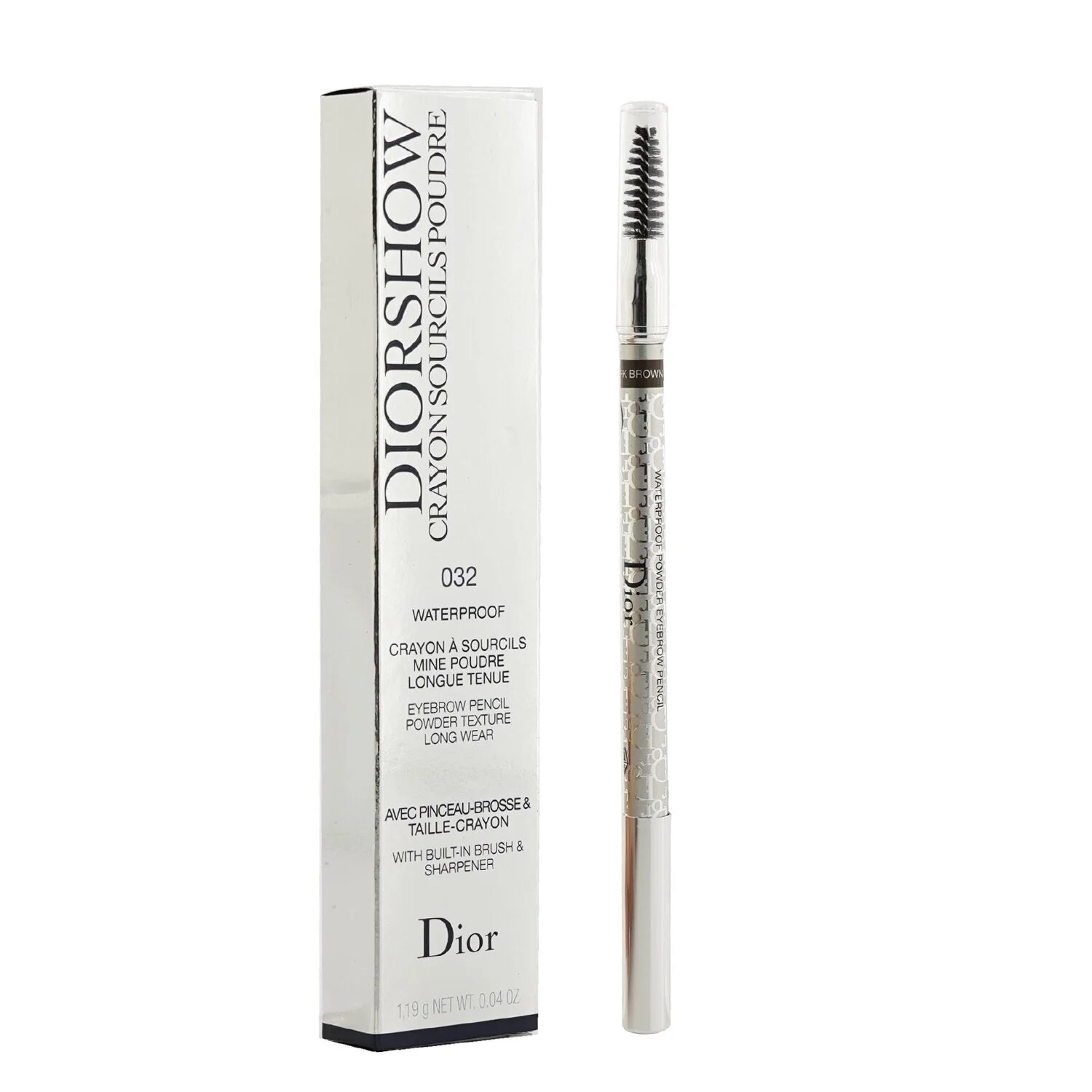 Waterproof Crayon Sourcils Poudre - # 02 Chestnut 1.19g/0.04oz T71403
