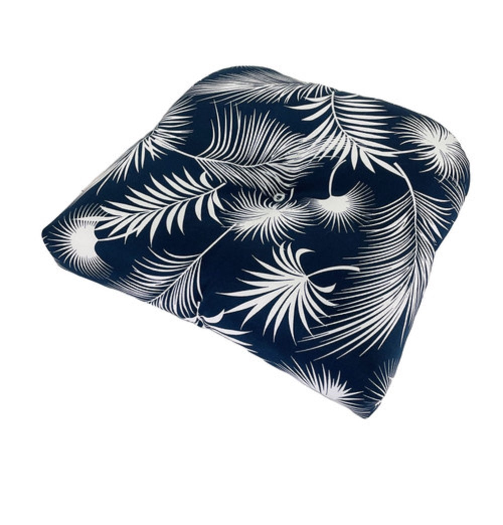Navy Blue 3 Piece Cushion Seat Set J839