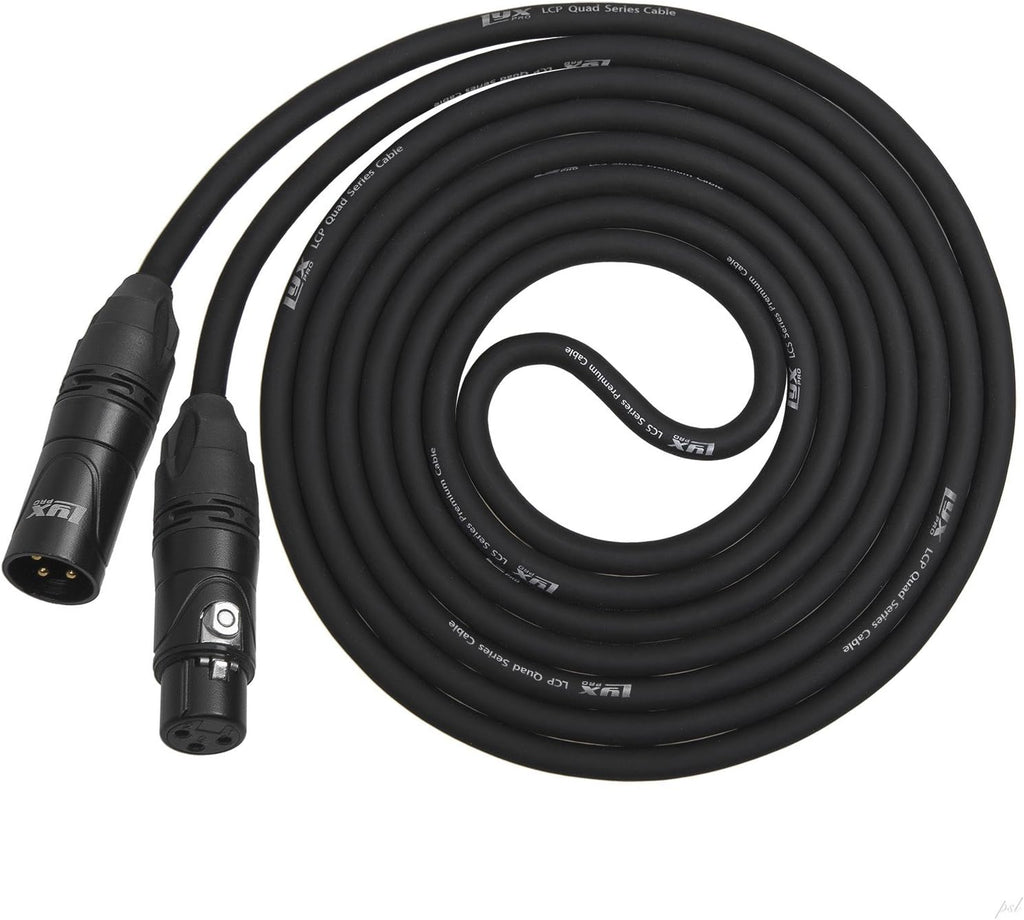 Black 100 ft XLR Microphone Cable P4773