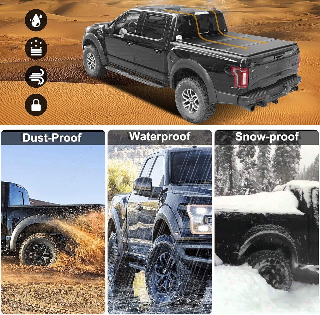 Hard Tri Fold Truck Bed Tonneau Cover for Gladiator JT F4022