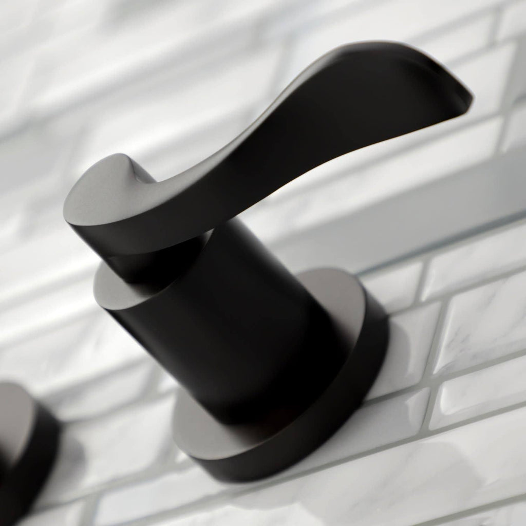 Polished Nickel Wall Mount Bathroom Faucet N9613