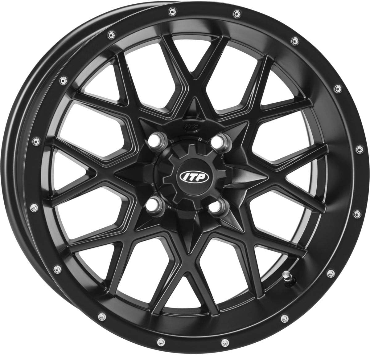 16x7 4+3 4/156 Matte Black Wheel N144717