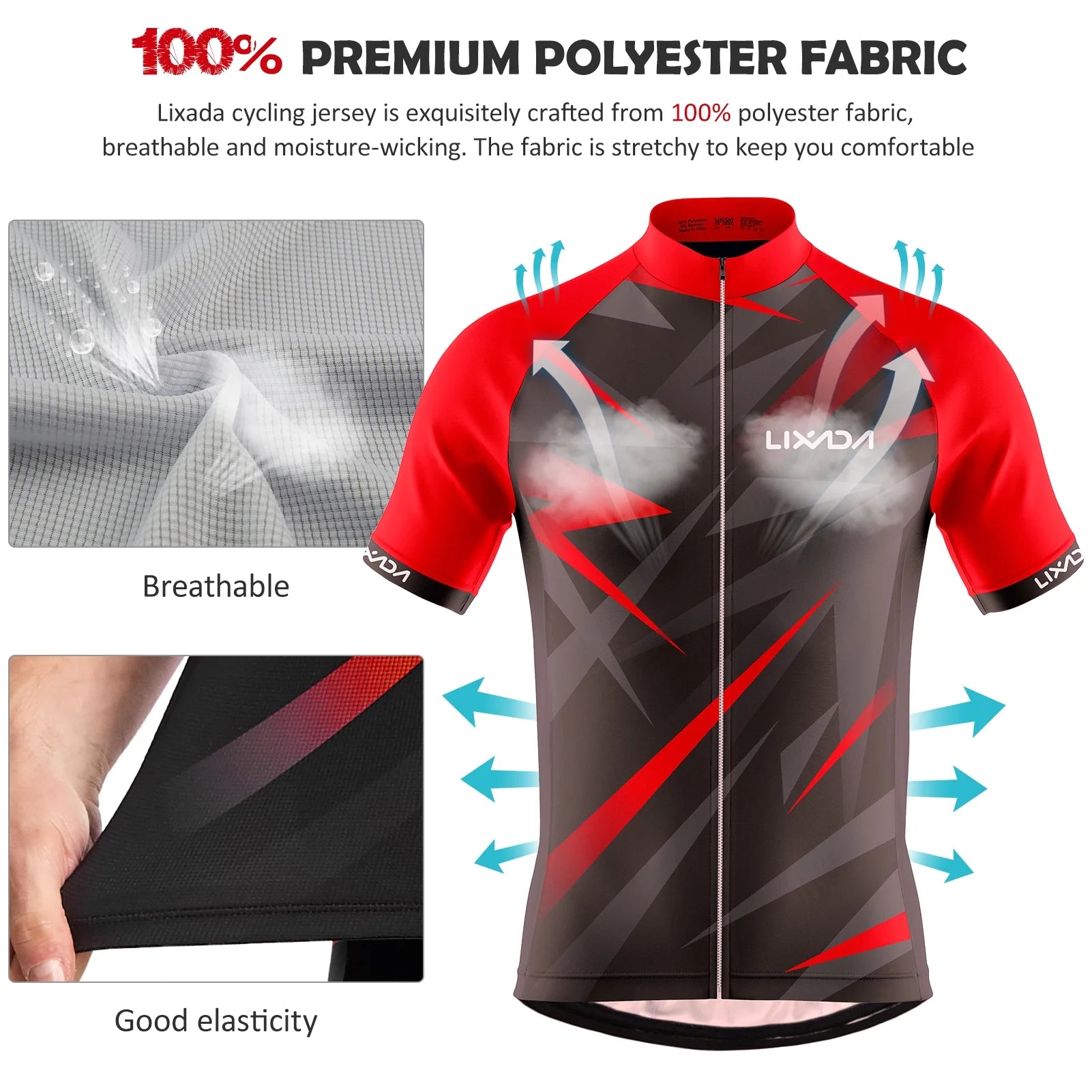 Men Cycling Jersey Short Sleeve Bike Shirt and Padded Shorts Bicycle Clothing Suit O24670