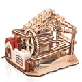 3D Wooden Puzzles Marble Run Model Building Kits with Motor V8921