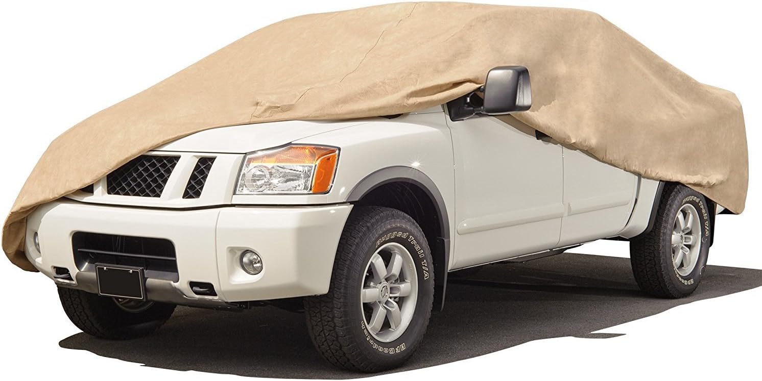 Tan Waterproof Truck Cover, Size 3: Standard Cab Max Bed Length 7' 6 G1962