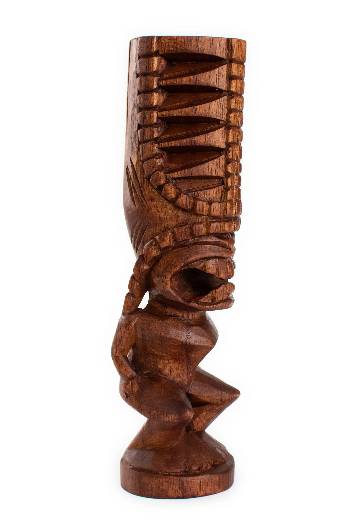 Handmade Wooden Tiki Statue Sculpture L513597