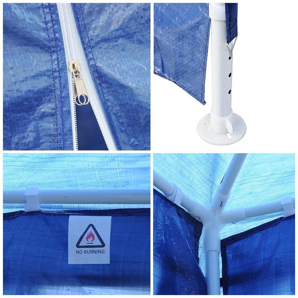Outdoor Patio Gazebo with 6 Removable Sidewalls G5491