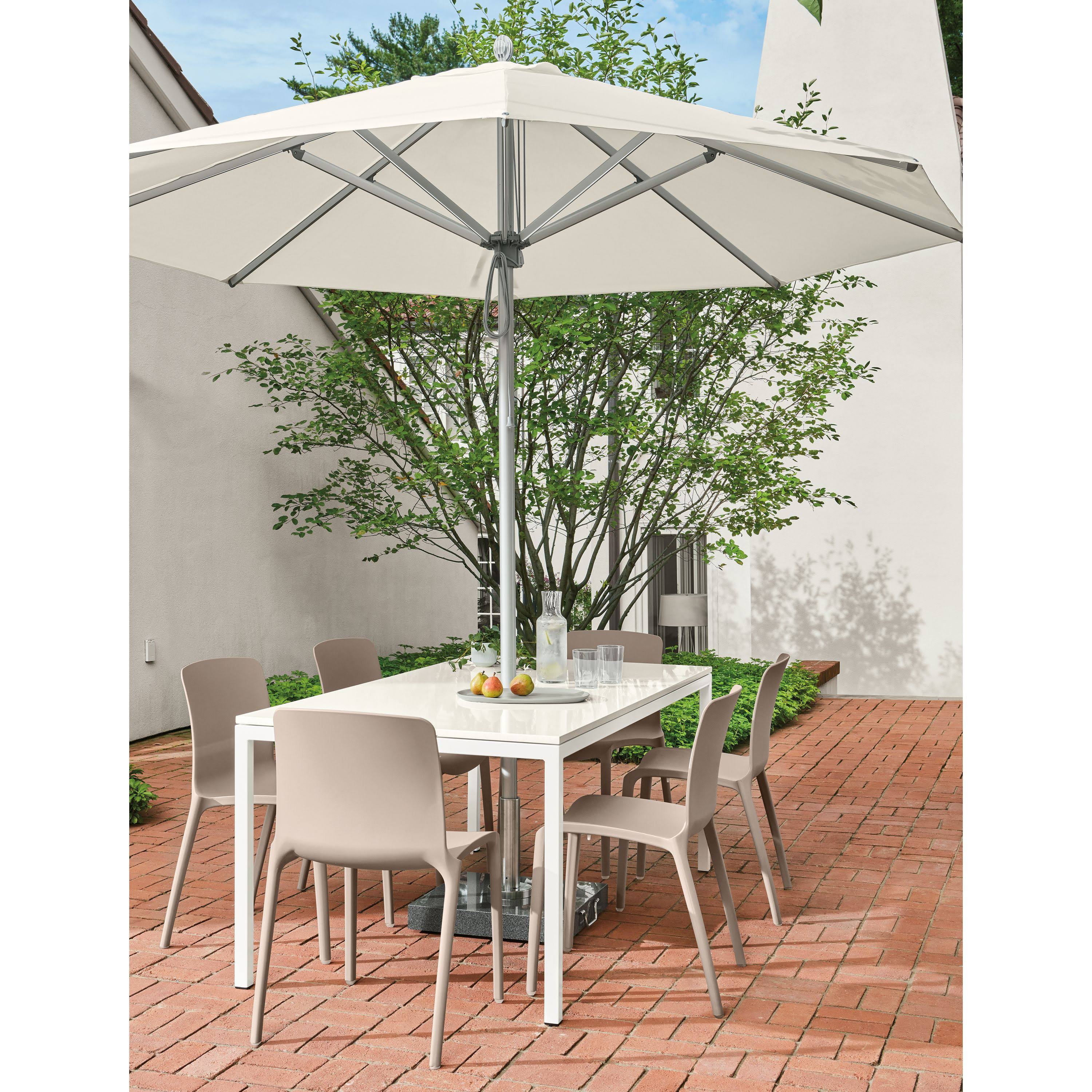 Grey Recycled HDPE Patio Table X157433