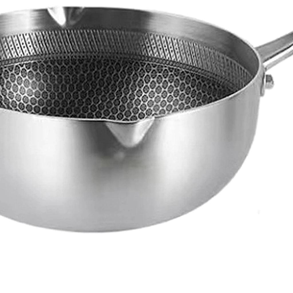 Japanese Tempura Fryer Pan Deep Fryer Pot with Oil Draining Rack Nonstick H461591
