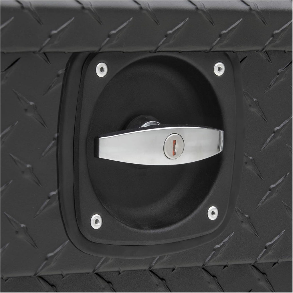Matte Black Aluminum Truck Tool Box with Low Profile Lid J2371