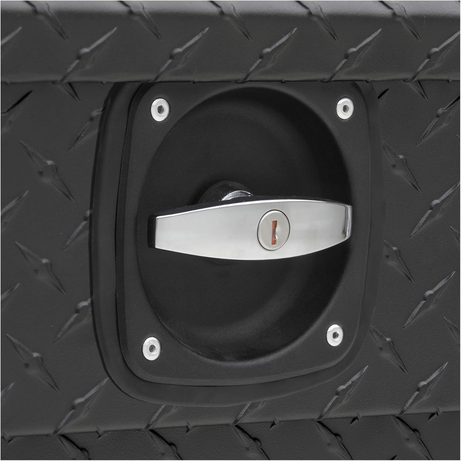 Matte Black Aluminum Truck Tool Box with Low Profile Lid J2371