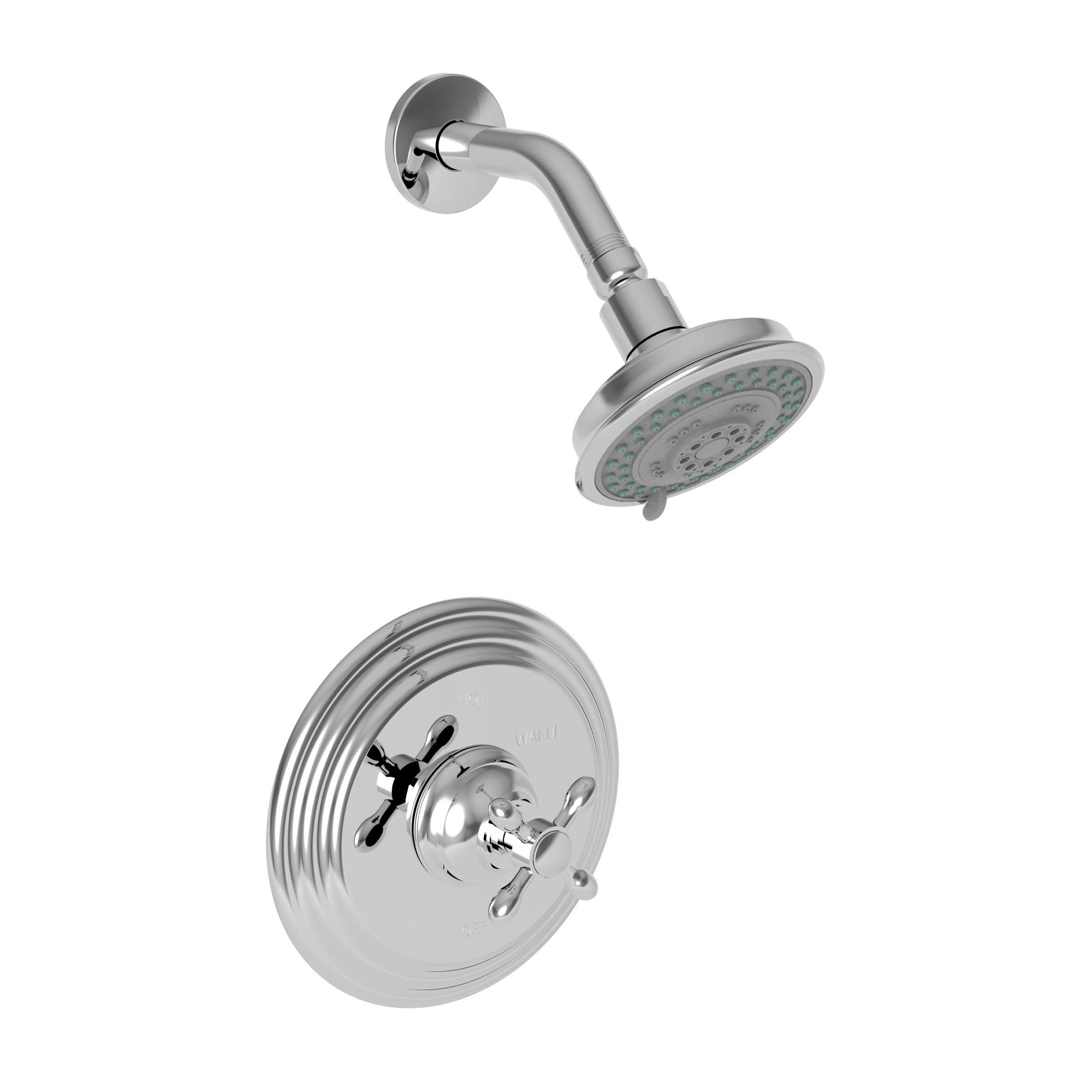 Weathered Copper Shower Trim N85394
