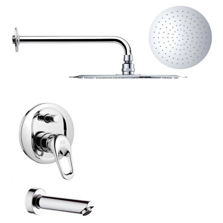 Chrome Tub and Shower Faucet C187384