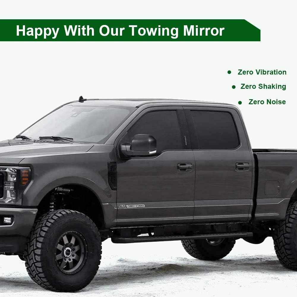 Towing Mirrors for Ford F150 with Power Adjustment Heated Turn Signal Light F65220